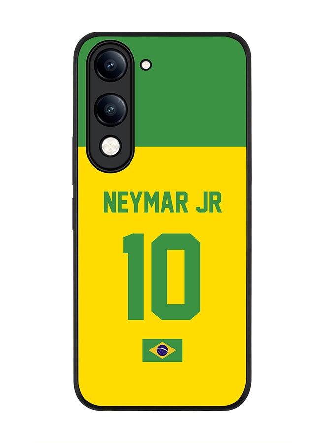 For vivo Y29s 5G / Y19s 5G Case,Slim fit Camera Protection, Shockproof Thin Phone cover  - Football - Brazil,  Neymar Jr